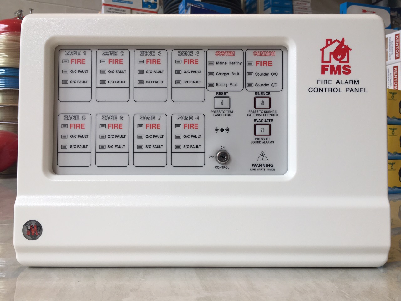 Trung tâm báo cháy FM 8 kênh - Model: FMS-P4-8-ABS