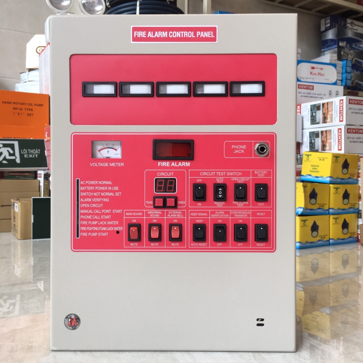 Trung tâm báo cháy FM 5 kênh - Model: FMS-P5-5ZONE