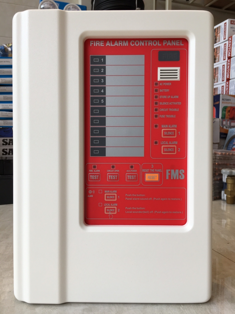 Trung Tâm Báo Cháy FM 5 Kênh ABS - Model: FMS-P6-5LA