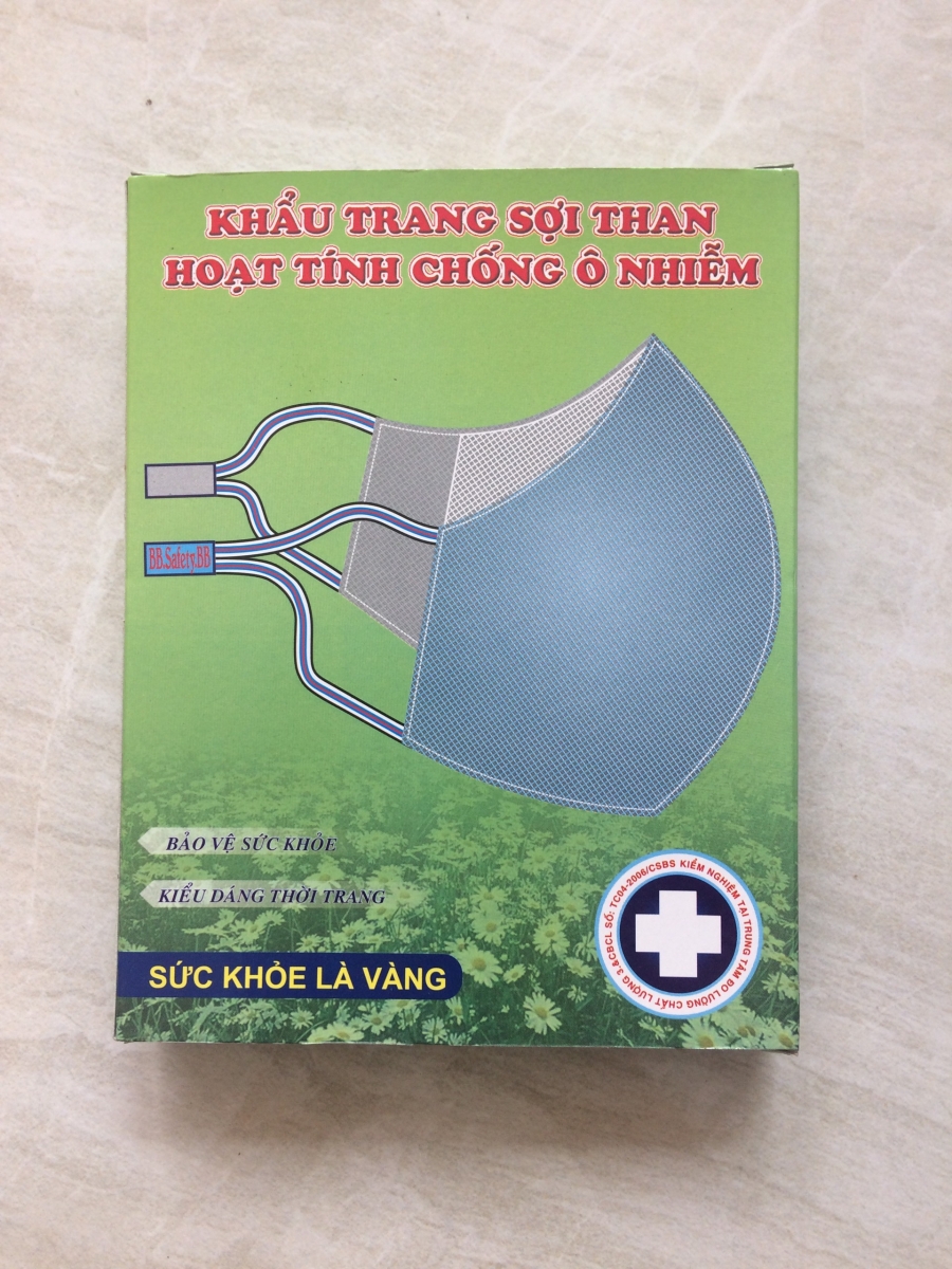 Khẩu trang sợi than hoạt tính
